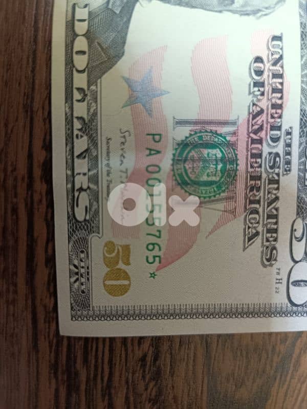 fifty dollars star note 2