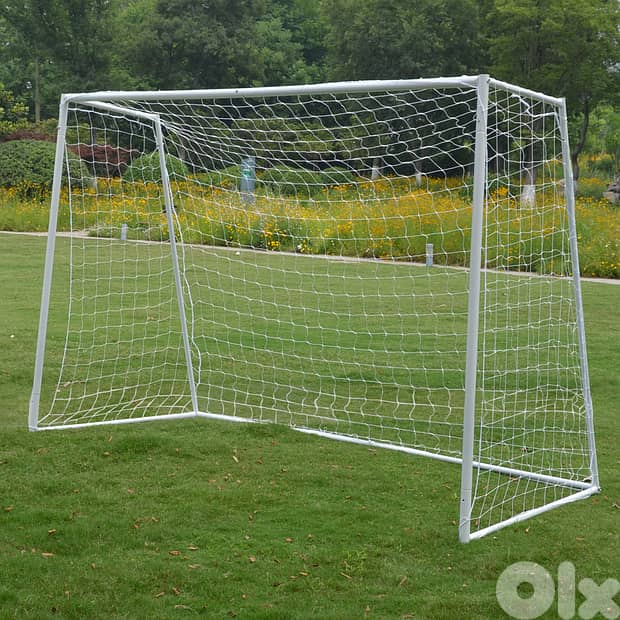 Metal Football Goal + Free Official Ball 302x200x130cm 0