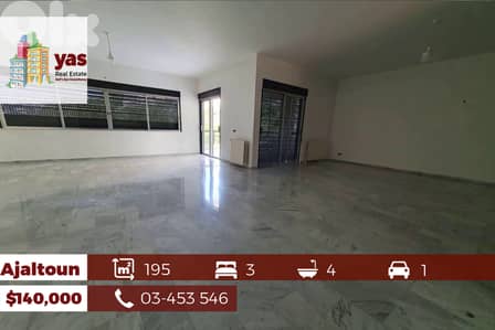 Ajaltoun 195m2 | Mountain View | Well Lighted | Caln Area | KH