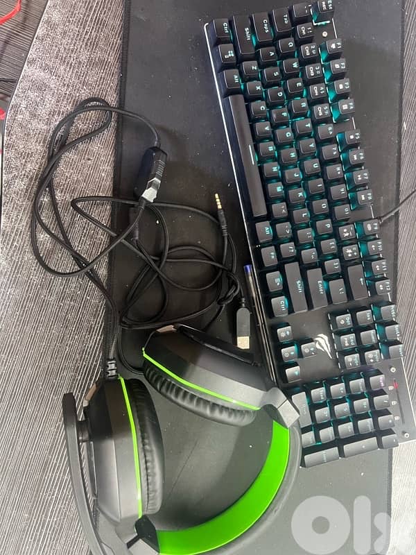 headset’s keyboard hyper x 0