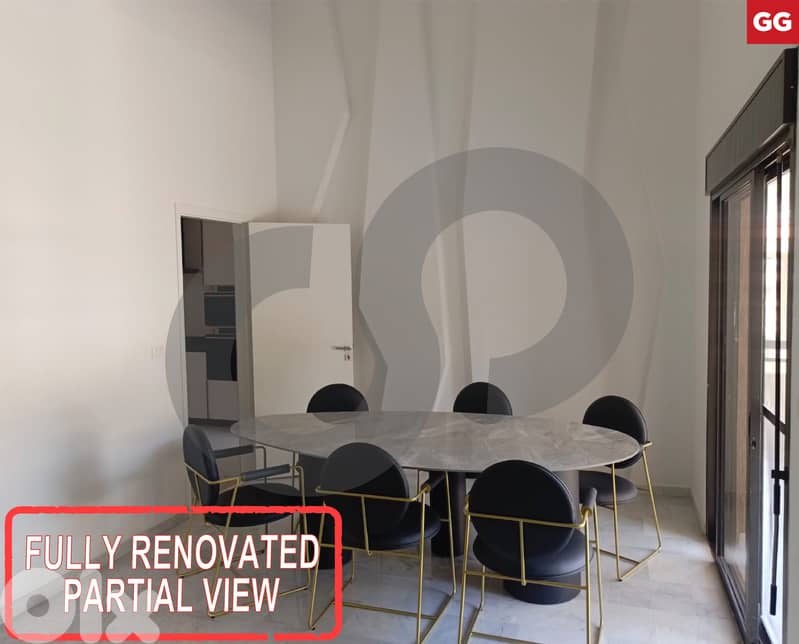 For sale in Baabda: Fully renovated ! REF#GG125494 ! 0