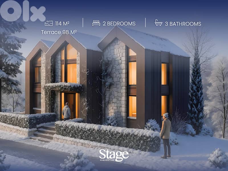 Duplex For SALE In Val De Neige, Kfardebian 0