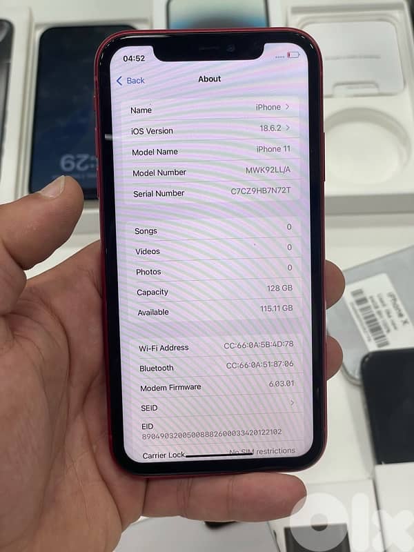 iPhone 11 128 battery 90% never repaired like New 4