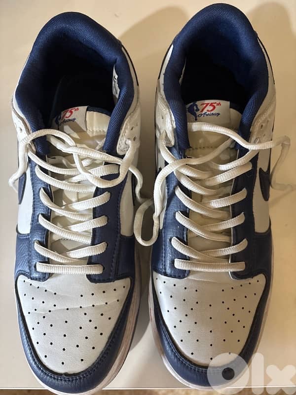 nike dunks low NBA 75th Anniversary brooklyn nets size:eur44 0