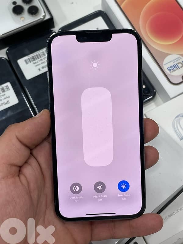 iPhone 13 Pro 256 GB open box like  new battery 97% waterproof 3