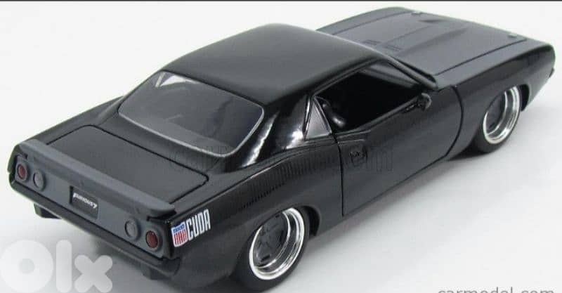 Letty's Plymouth Barracuda (Fast &Furious 7) diecast car model 1;24 2