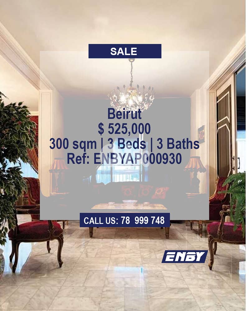 Apartment for sale in Tallet El Khayat | Spacious | Prime Location 0