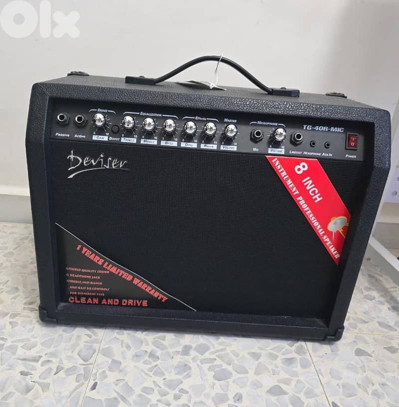 Deviser Electric Guitar, Amplifier, Duffel case & Cable for $ 245 2