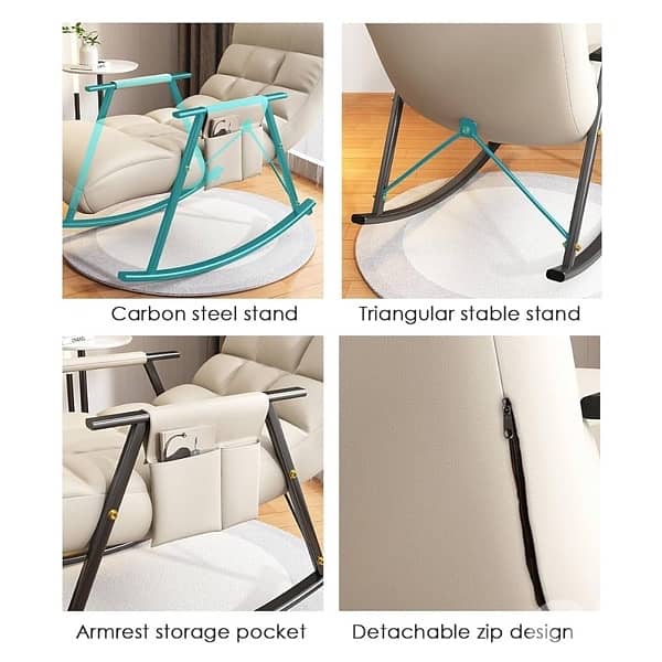 rocking chair comfortable heavy duty 4