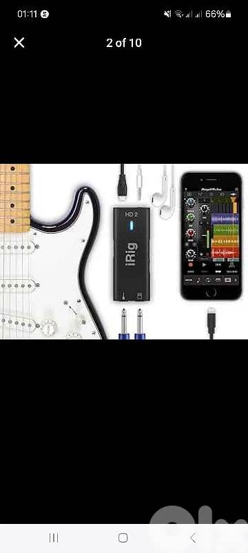 IK Multimedia iRig HD 2 guitar audio interface for iPhone, iPad, Mac 9
