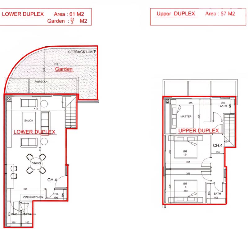 Chalet for sale in Tilal Al Assal/ Under construction/ Garden 10