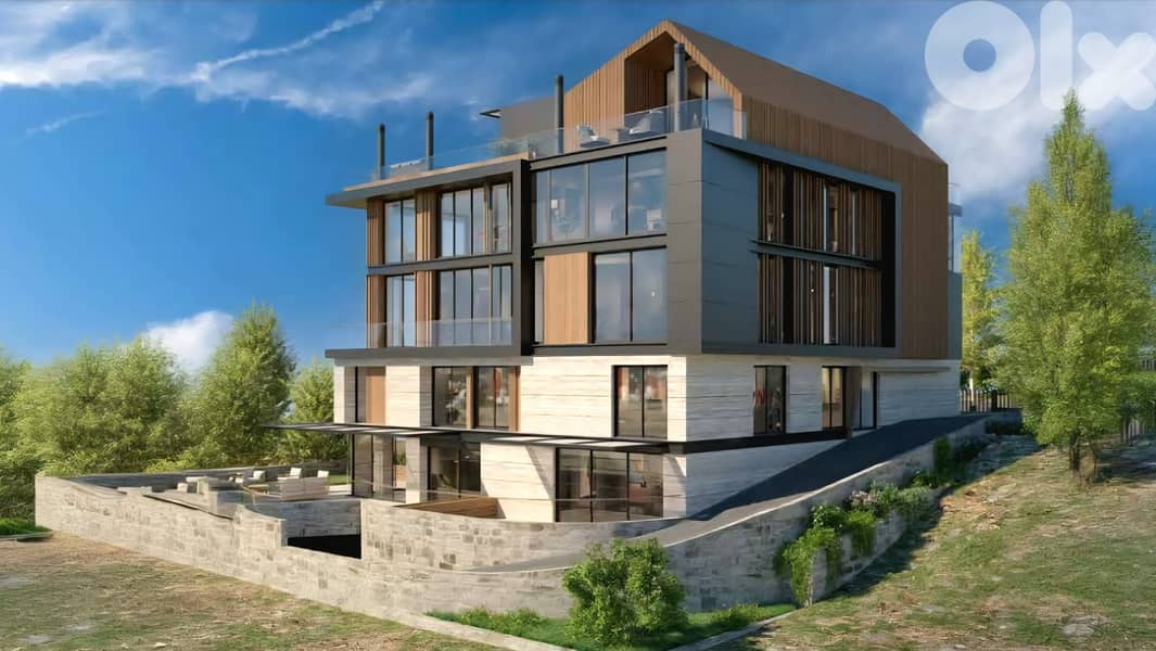 Chalet for sale in Tilal Al Assal/ Under construction/ Terrace 0