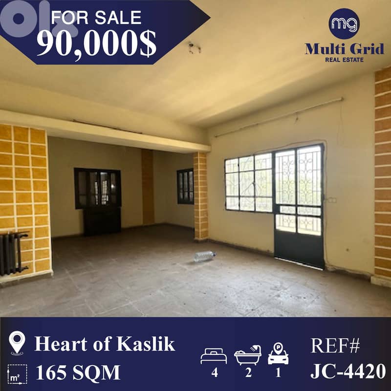 JC-4420 / Apartment for Sale in Kaslik , شقة للبيع في الكسليك 0