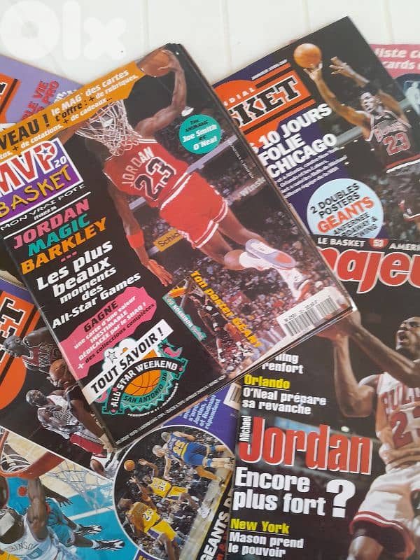 Michael jordan basketball 9 magazines 90's 0