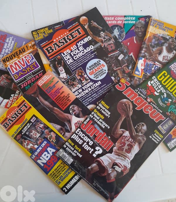 Michael jordan basketball 9 magazines 90's 1