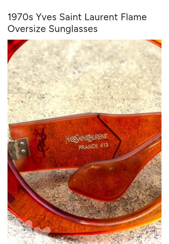 The Authentic Yves Saint Laurent sunglasses 413 france 3