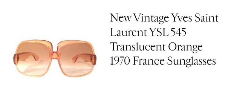 The Authentic Yves Saint Laurent sunglasses 413 france 7