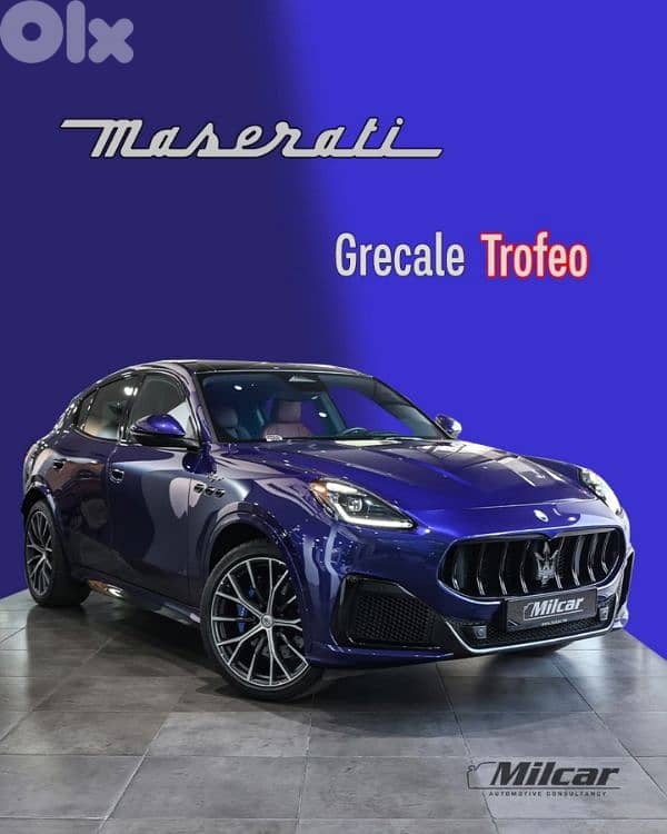 Maserati Grecale Trofeo 2023   132,000$ Offer 0