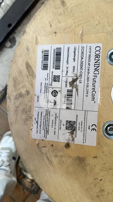 Corning FutureCom CAT6A F/FTP 70M Ethernet Cable 4