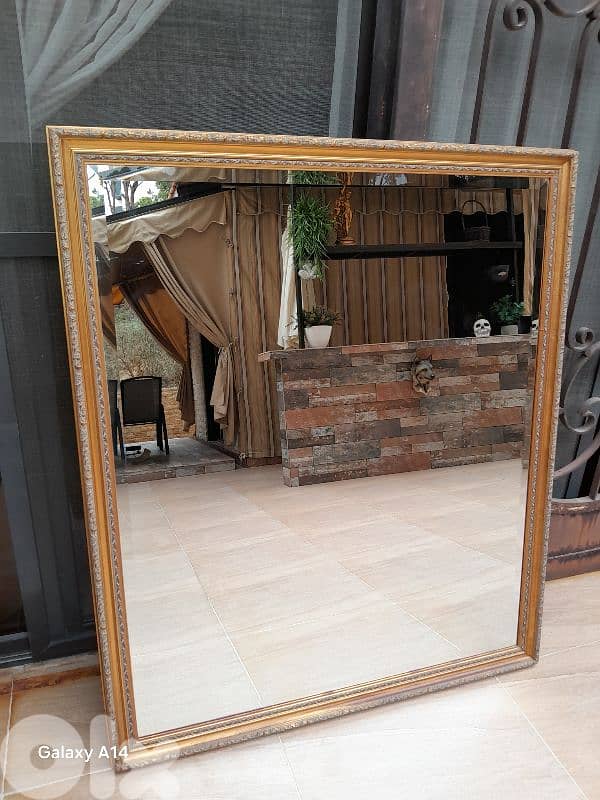 antique  mirror  30 years old 112cmx133cm 0