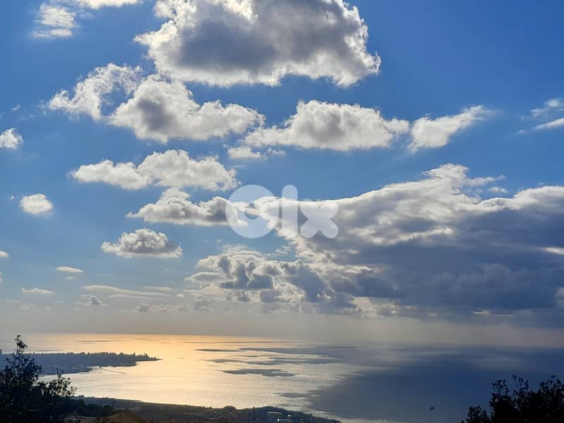 2580 SQM Land in Ajaltoun overlooking the Sea and the Mountains 0