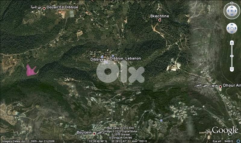 Land for Sale in Dibbiye Shouf 1