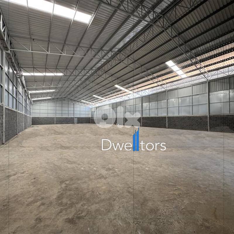 Hangar for rent in Zouk  - 1100 SQM - 7.0 M Height 0