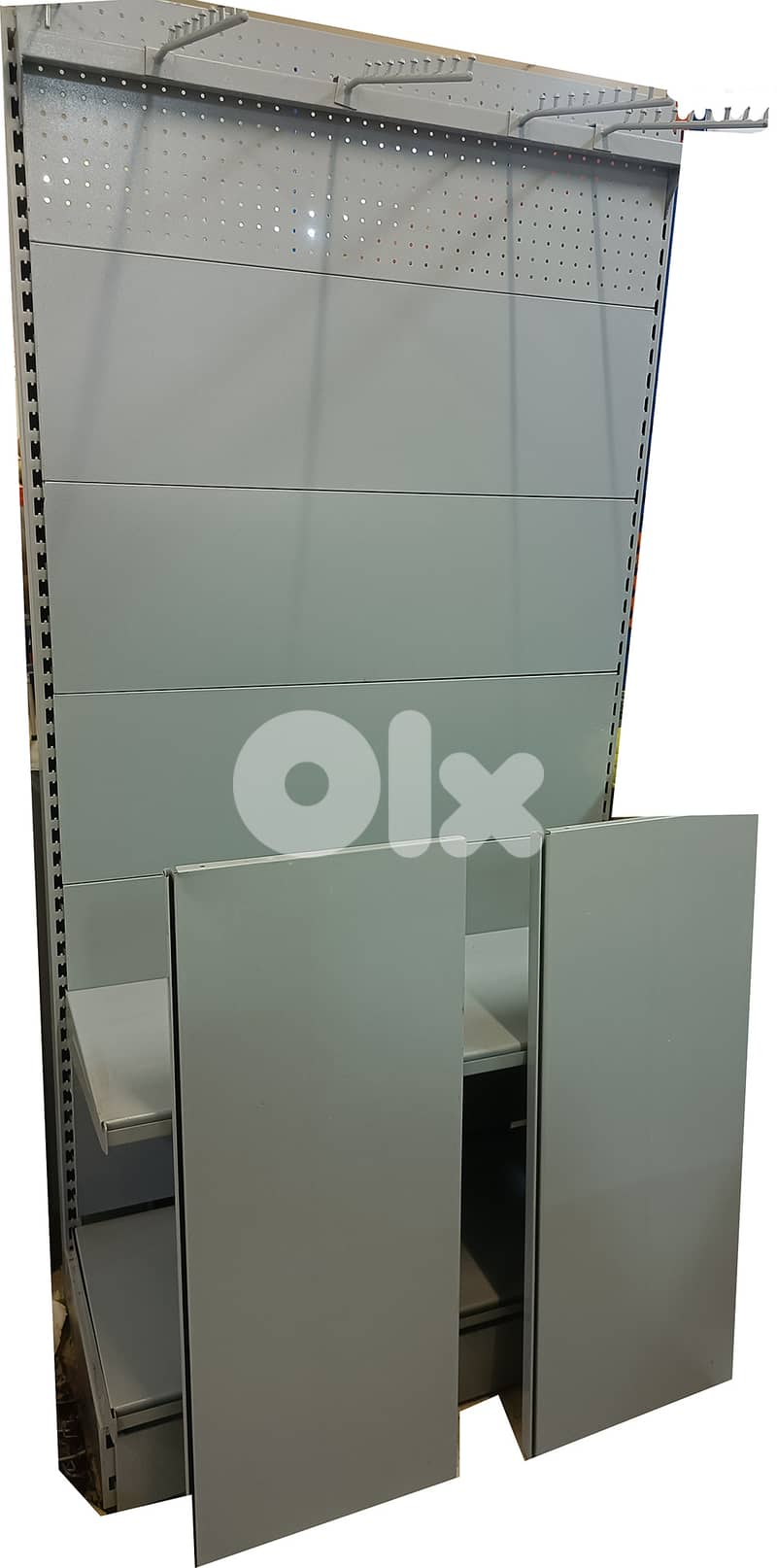 2 Metal Stands with shelves Racks 1m 0