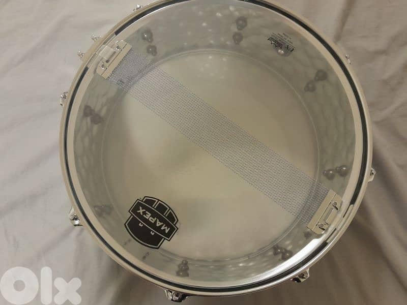 Mapex Hammered Steel Snare Drum 1