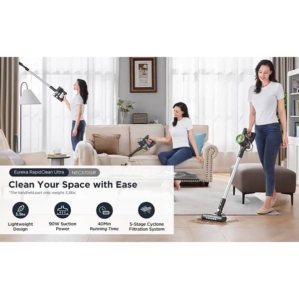 Eureka AK7 25.9V 300W Rechargeable Vaccum Cleaner 11