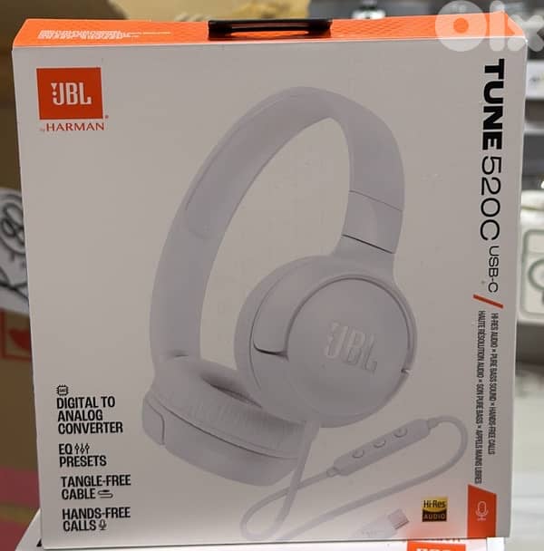 Jbl Tune 520C Usb-c White original 0