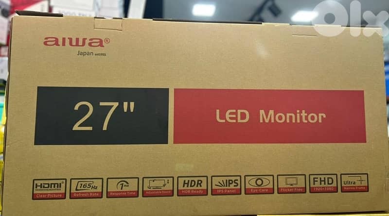 Aiwa Gaming Monitor 24.5” 180hz FHD 3