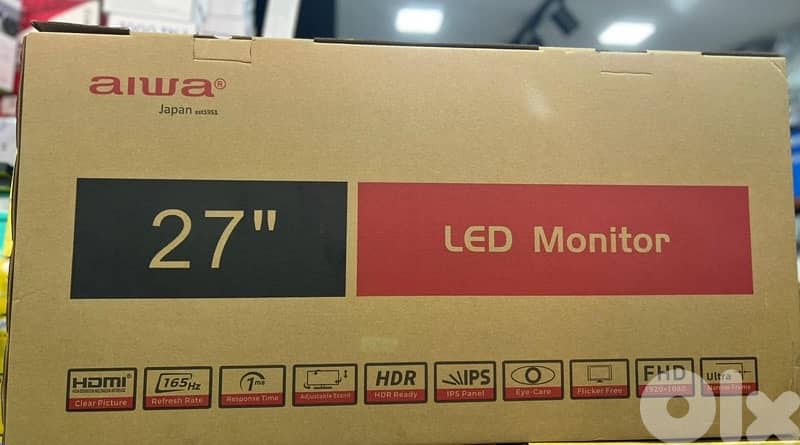 Aiwa 27” 165hz FHD Gaming Monitor 2