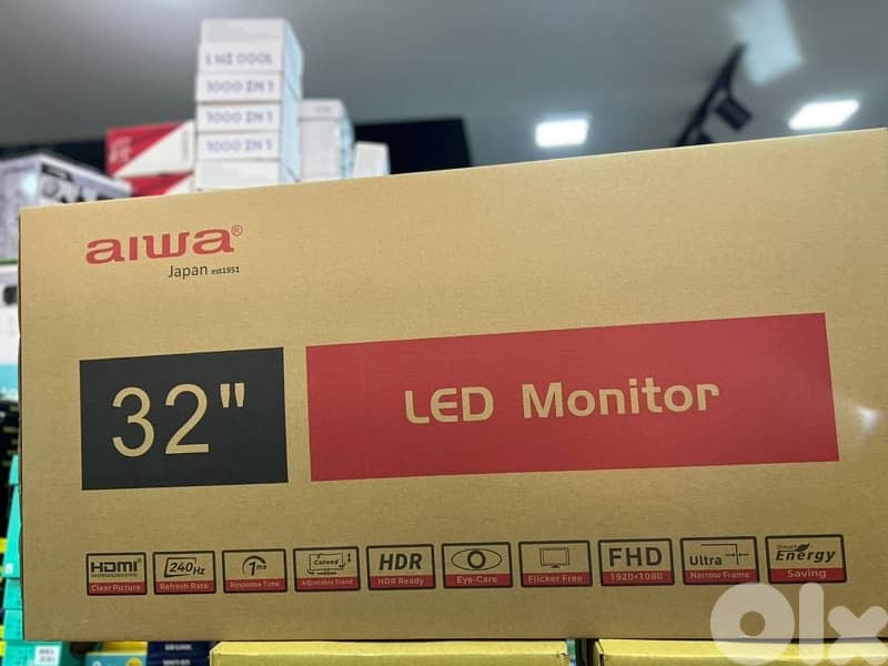 Aiwa 32” Curved FHD 240hz Gaming Monitor 4