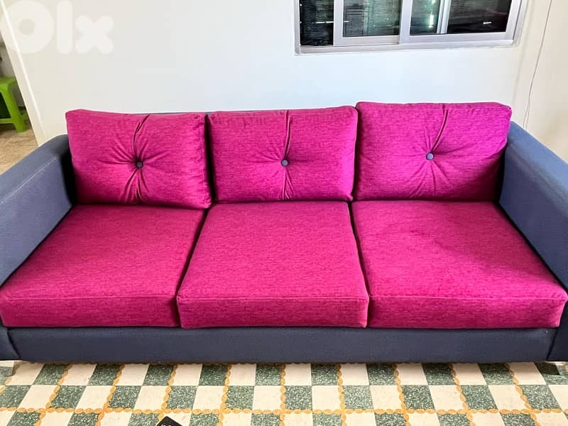 Colourful living room for sale 2