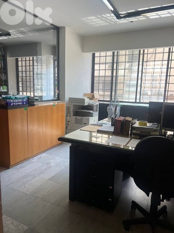 Fully Furnished 4 offices floor Mazraa 0