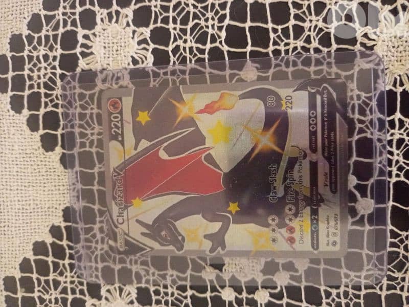 Charizard V near mint condition 0