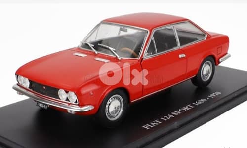Fiat 124 Sport 1600 (1970) diecast car model 1;24