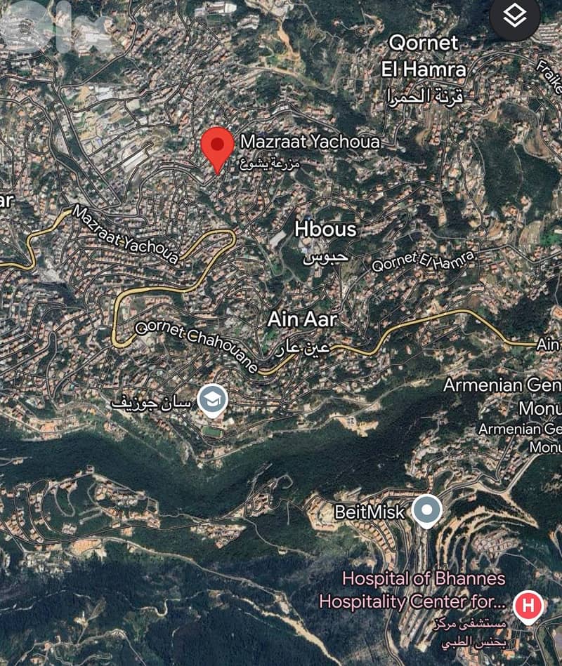 Land for Sale in Mazraat Yachouh/ Metn - أرض رائعة للبيع في مزرعة يشوع 0