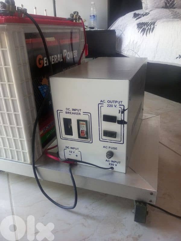 AUPS with solar battery 200AH 2