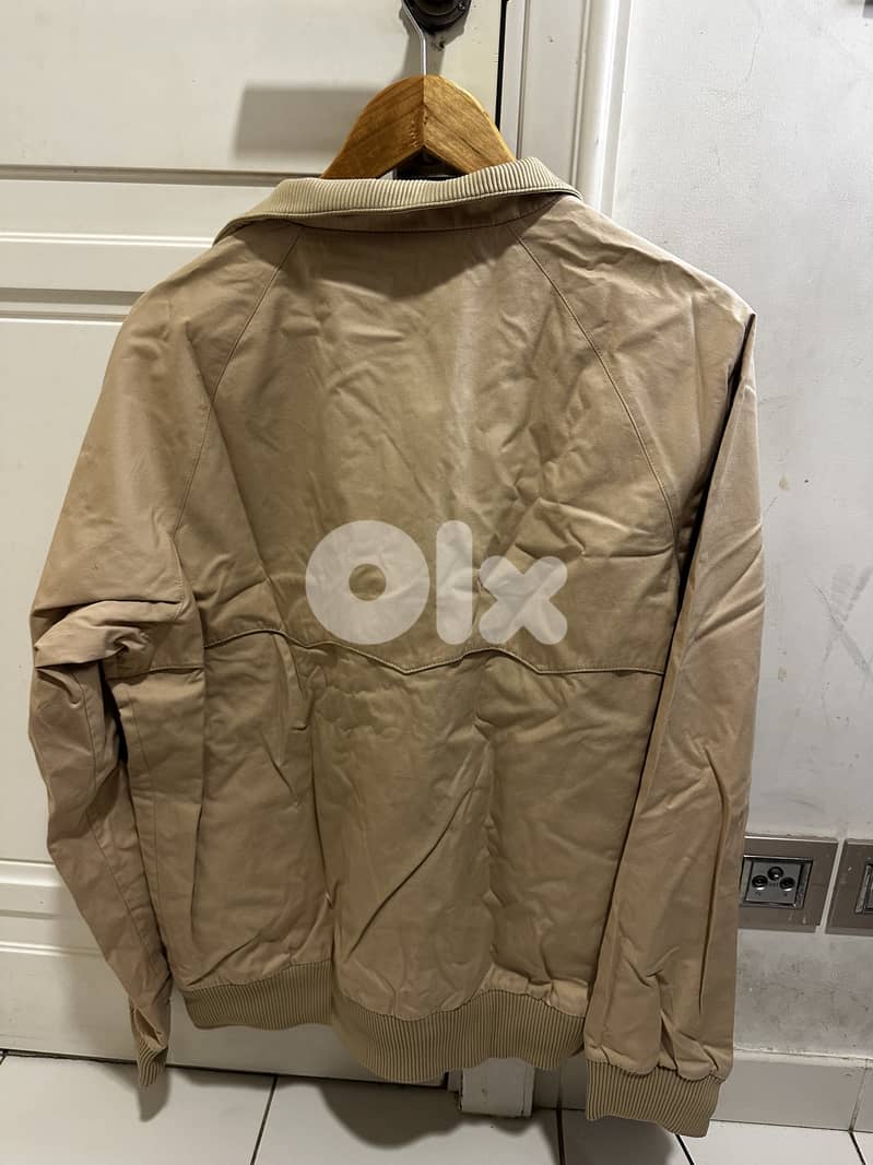 Lacoste Beige Lightweight Bomber Jacket 3