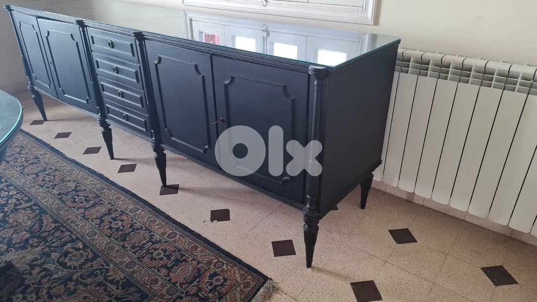 Elegant Black Dining Room Set with Glass Top 6