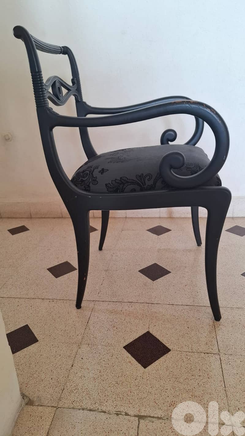 Elegant Black Dining Room Set with Glass Top 9