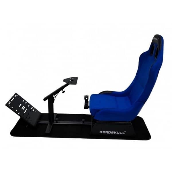 Deadskull Alcantara Racing Seat red/blue/black 1
