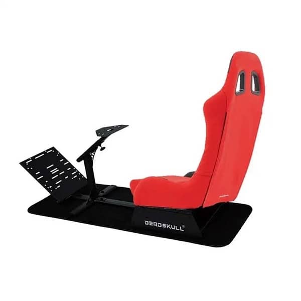 Deadskull Alcantara Racing Seat red/blue/black 2