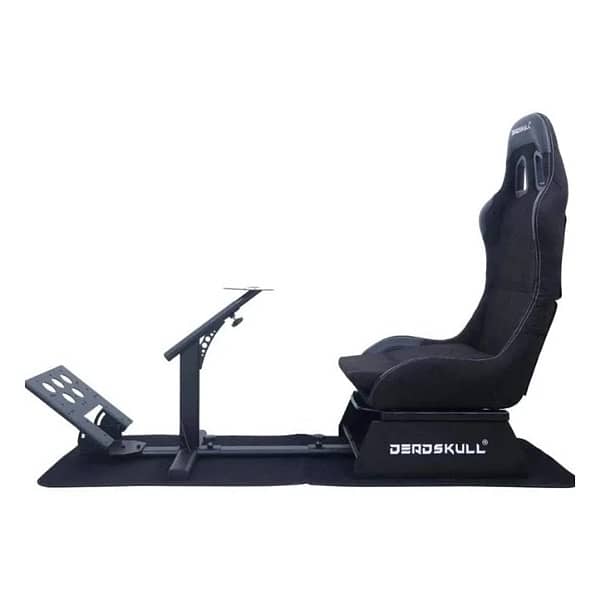 Deadskull Alcantara Racing Seat red/blue/black 5