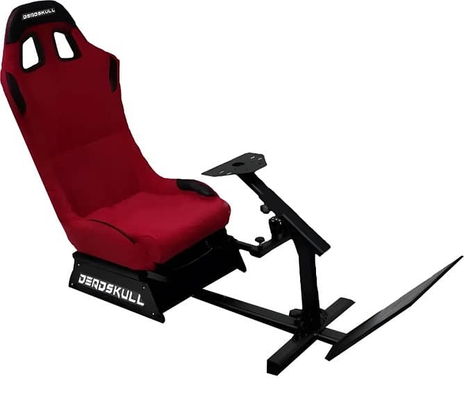 Deadskull Alcantara Racing Seat red/blue/black 6