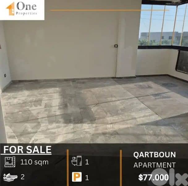 APARTMENT FOR SALE IN KARTABOUN/JBEIL 0