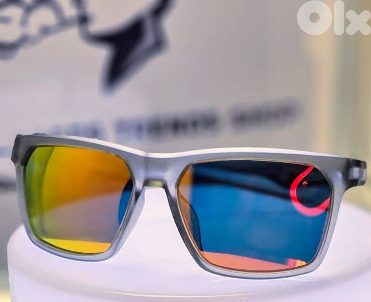 Oakley MAINLINK Grey Ink POLARIZED Galaxy Ruby Lens Sunglass XL 9264 0