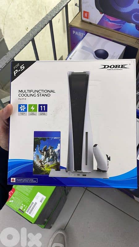 Dobe multifunctional cooling stand for ps5 0